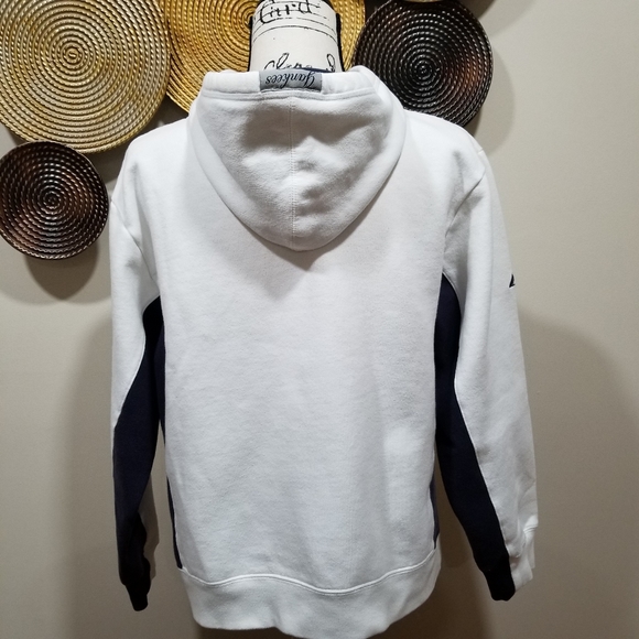 COPY - Majestic YANKEES Sweater Hoodie Color White With Navy Blue SIZE M... - Picture 7 of 17